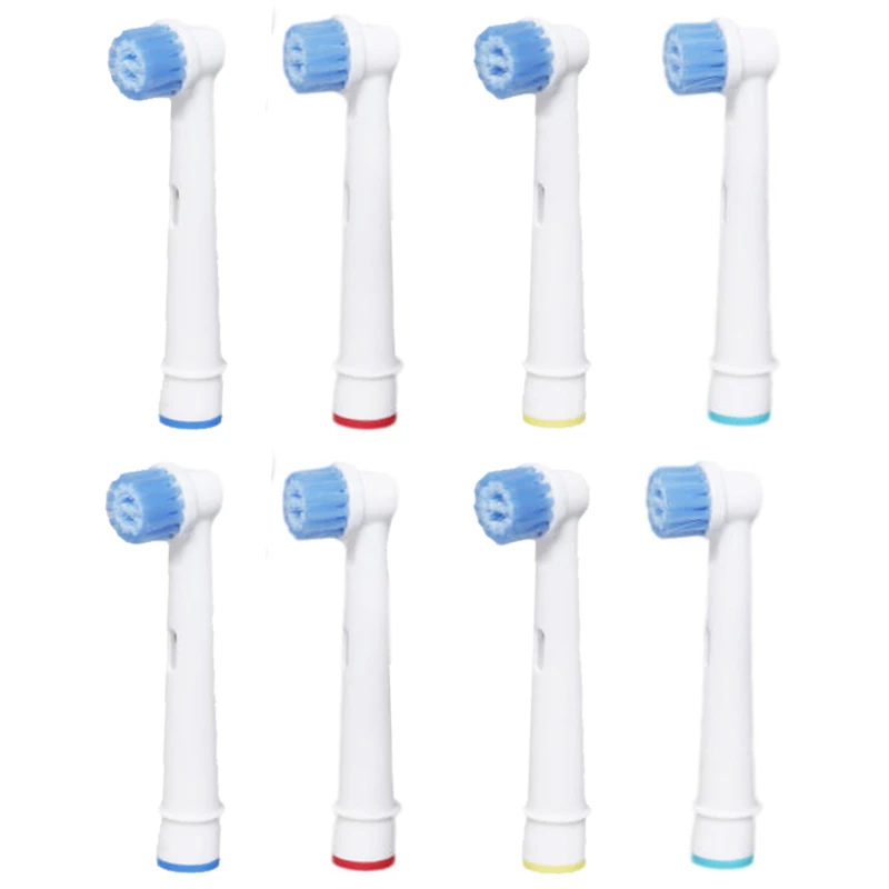 

8pcs/2 Packs Toothbrushes Replacement for Oral Hygiene B Sensitive EBS-17A Replace Electric Tooth Brush Heads