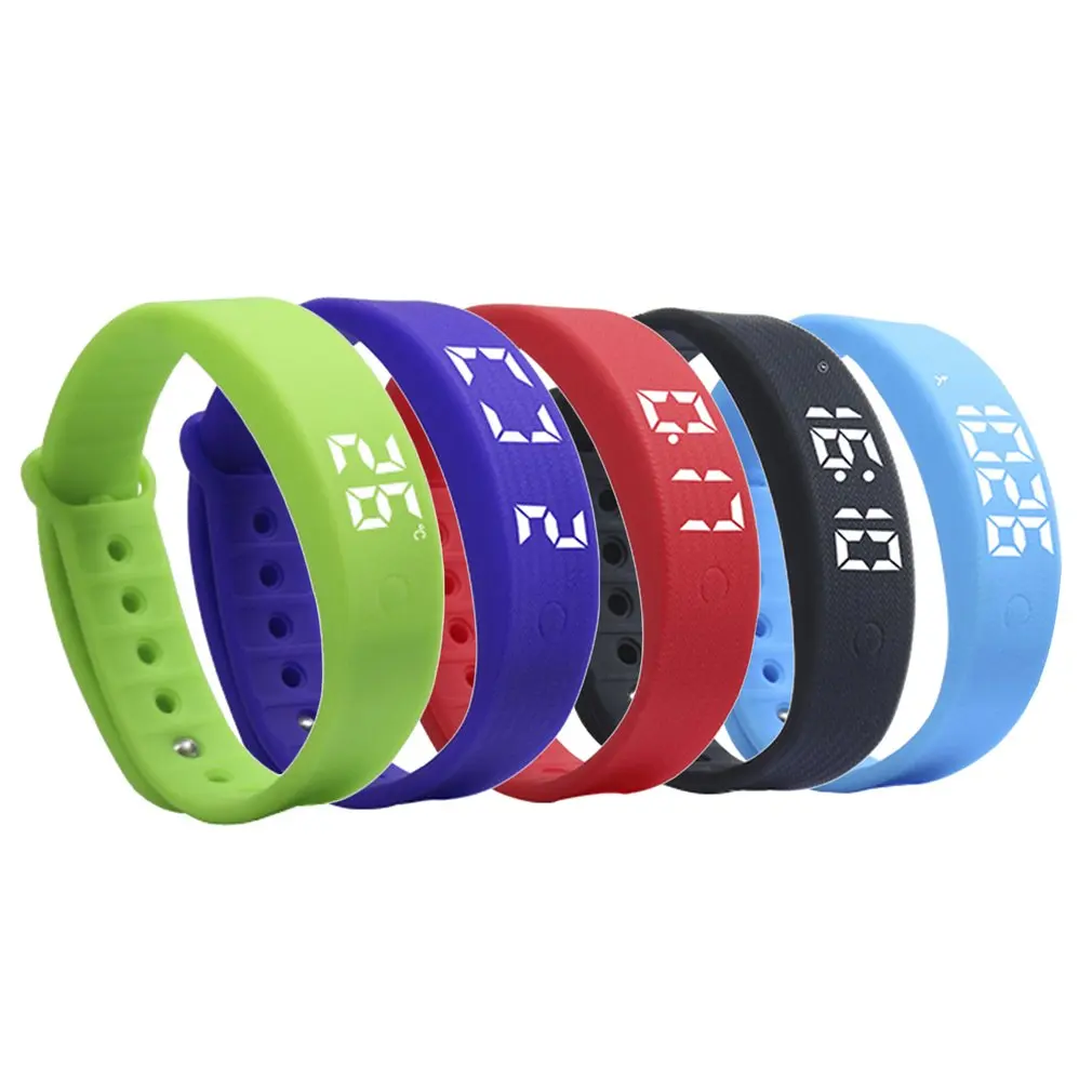 W5S Smart Band LED Display Sleeping Monitor Pedometer Bracelet
