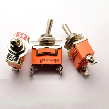 

Moving toggle switch rocker switch E-TEN1021 2p 2 files 15A/250V (5 pcs)
