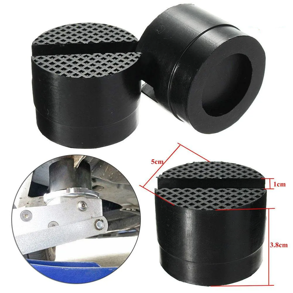 MR CARTOOL 5cm Car Jacks Universal Slotted Frame Rail Floor Jack Guard Adapter Lift Rubber Pad |