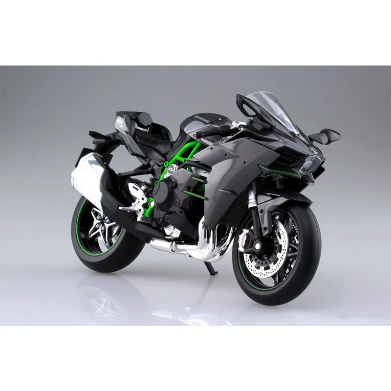 OHS Aoshima 104569 1/12 Ninja H2R Street Ver. Масштаб готовой литья под давлением мотоциклов Модель