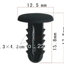 100 шт. фиксатор для Renault автоматическое пластиковое крепление автомобильные клипсы Автомобильные пластиковые Стопорные зажимы для автомобиля