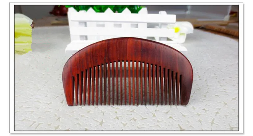 2 шт. натуральный Лаос красный гребень деревянный для волос массаж головы широкий зуб нестатическая щетка для волос деревянные расчески длинные щетка для волос