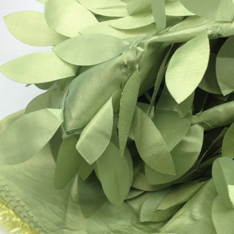 Золотой тканевый с Африканским принтом Свадебный для платья, декоративные белые листья тафты занавески ткань, Diy Tissu лоскутное шитье материалы Ткань - Цвет: 14 Green