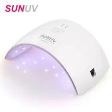 SUNUV SUN9c Plus 36W UV LED Nail lamp 18 LEDs Nail dryer for All Gels with 30s/60s button Perfect Thumb Solution