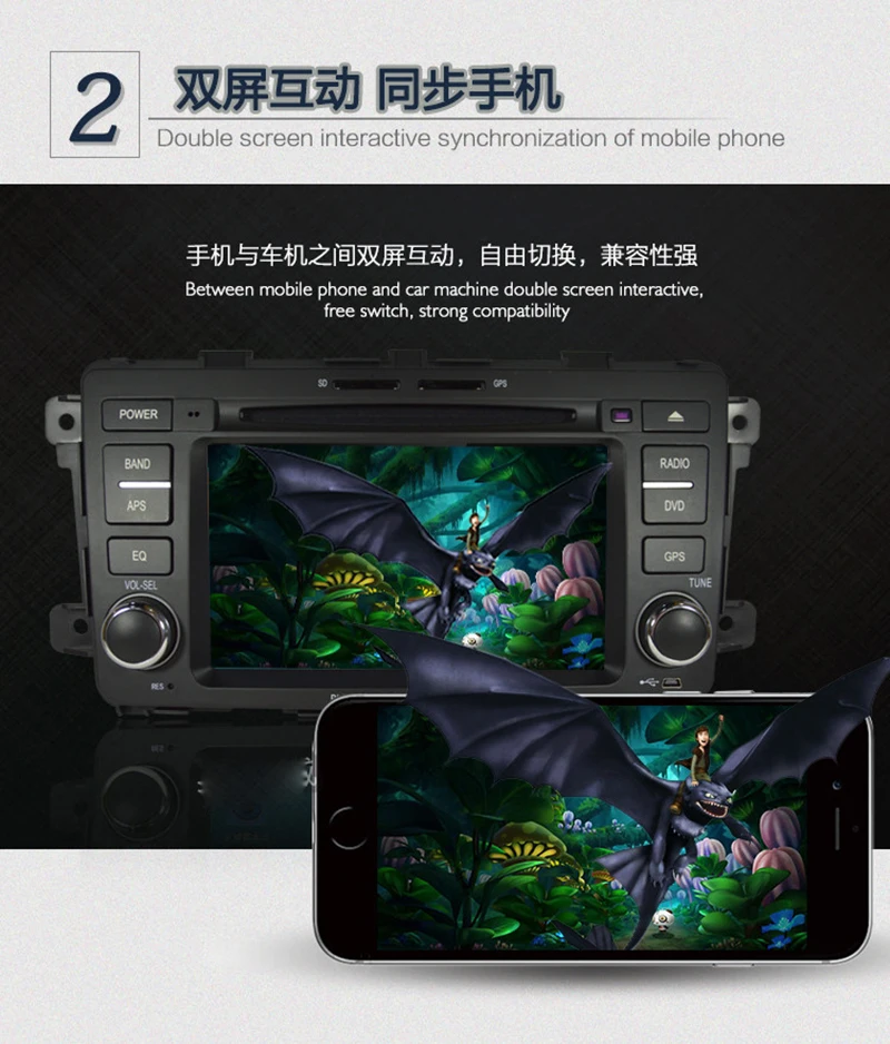 Excellent 7" Android Car DVD Player with BT GPS WIFI Canbus,audio Radio stereo,Car PC/multimedia for MAZDA cx-9 2012 2013 2014 2015 2016 12