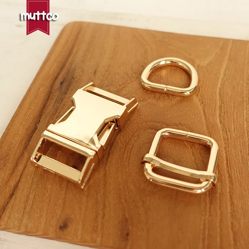 

(metal buckle+adjust buckle+D ring/set)DIY Dog Collar 2.0cm diy emboitement zinc alloy buckle adjust buckles 4 colors