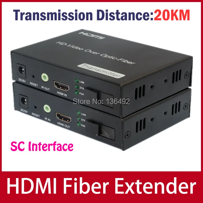 HDMI One Fiber Optic Extender HDMI Fiber Optic Transmission HDMI
