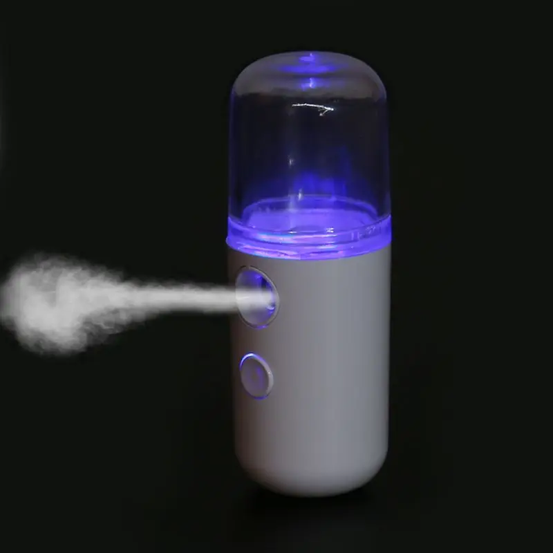 

Portable USB Rechargeable Nano Humidifier Cooling Mist Sprayer Nano Facial Steamer Beauty Device