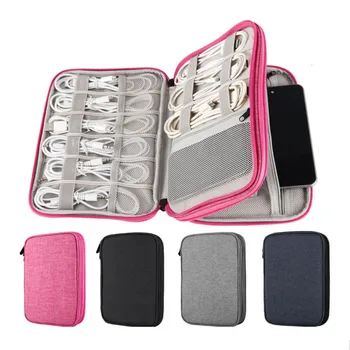

Portable Kit Case Multifunction USB Data Cable Organizer Digital Storage Bag Travel Kit Earphone Wire Electronics Accessories