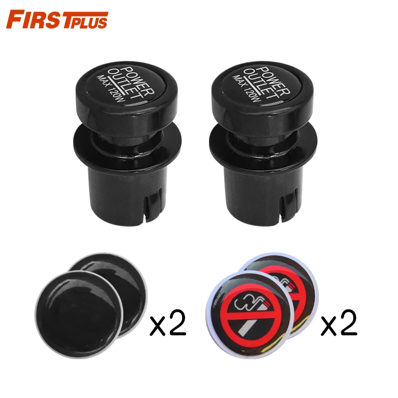 2 x Universal Cigarette Lighter Cover Cap Waterproof Dustproof Cover