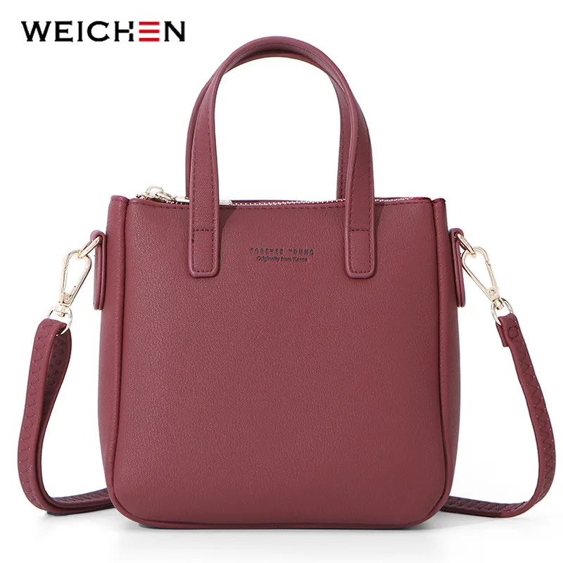 

Weichen 2019 Small Shoulder Bags Women Leather Women Crossbody Bag Messenger Mini Tote Bolsa Sac Purse Hnad Bag Female Handbag