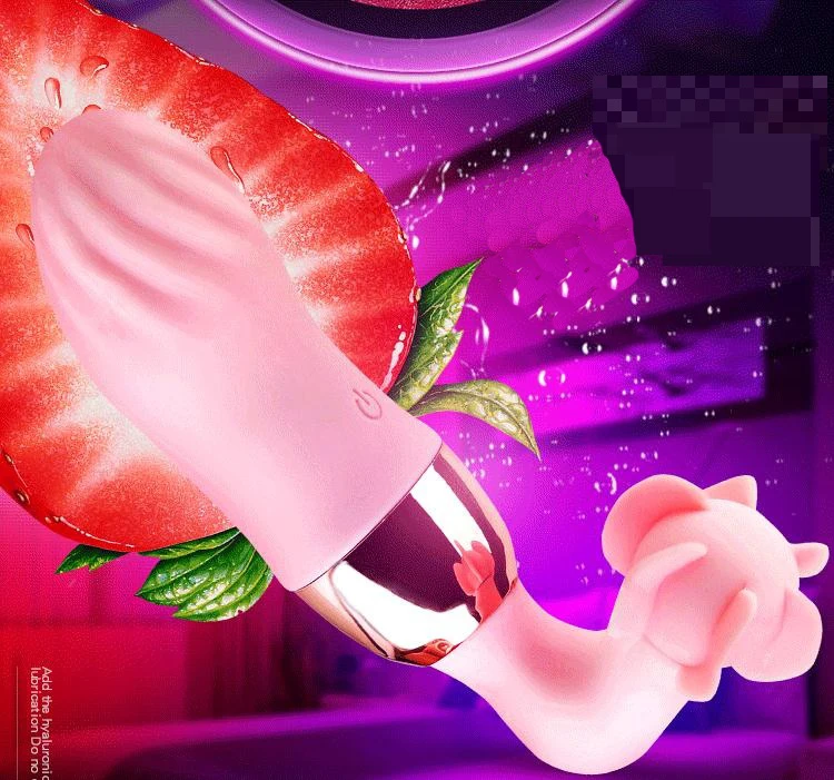 Вращающийся оральный секс язык Вибратор G Spot клитора вибрирующие эротические