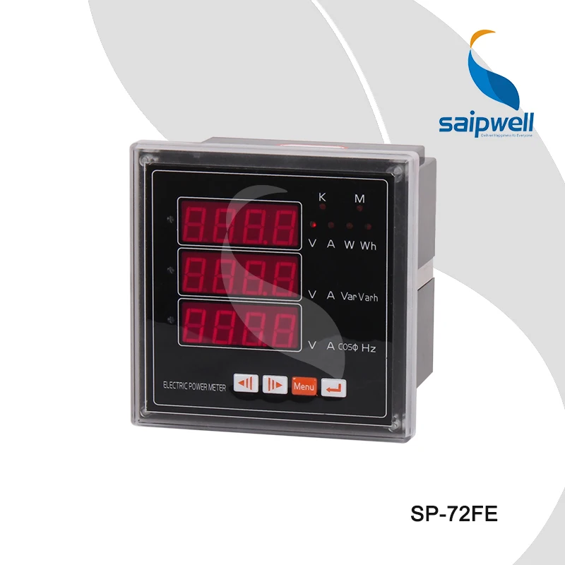 

72 Type Three Phase Multi-rate Watt-hour Meter,LED Digital Power Energy Instrument 80*120*120mm ( SP-72FE)