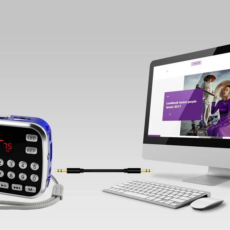 L-088 FM Радио Беспроводной MP3 FM dab радио radyo динамик портативный стерео перезаряжаемый Bluetooth радио с ЖК-дисплеем поддержка TF