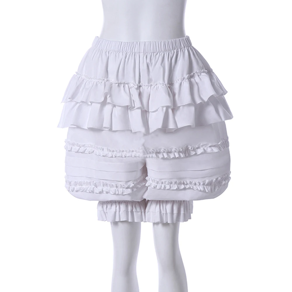 

Japanese Lolita Pumpkin Shorts Safety Pants White Pumpkin Bubble Bloomer Under Pants