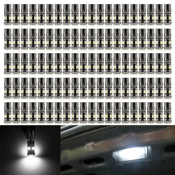 

100 x Canbus No Error 8SMD 3528 1210 12V LED Car Bulb Width Lamp Lights External Lights Indicators Bulbs LEDs