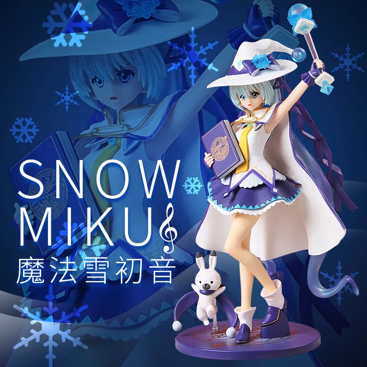 GZTZMY Kawaii Magical Snow Hatsune Miku PVC Action Figures toys snowmiku Hatsune Miku Anime figure Toys For Kids Christmas Gifts (7)