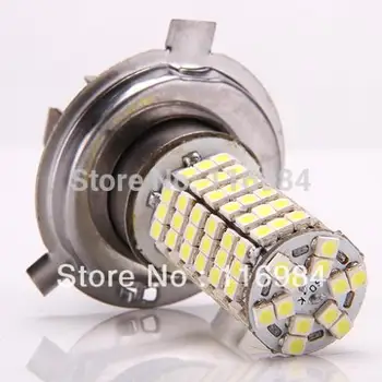 

2PCS x Car H4 120 LED 3528 SMD Xenon White Fog Headlight Head Bulb Light Lamp 12V