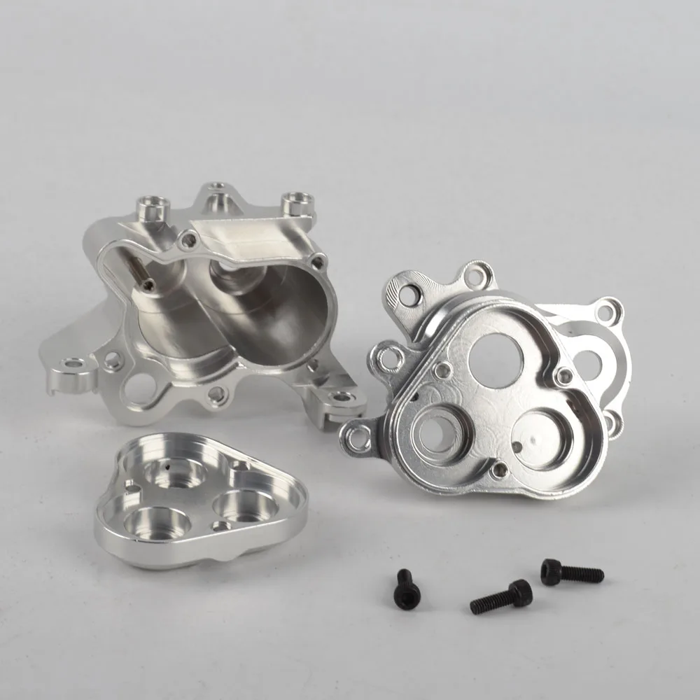 US $67.10 Aluminum Alloy Trx4 Complete Center Gearbox Transmission Box Housing Set For Traxxas Trx4 Trx4 8291 Accessories Upgrad Parts