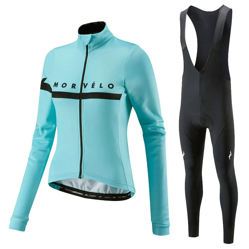 

2019 Morvelo Autumn Long Sleeve Pro Cycling Jersey Female Racing Bike Clothes Sports Wear Retro Bicycle Clothing Maillot Uniform