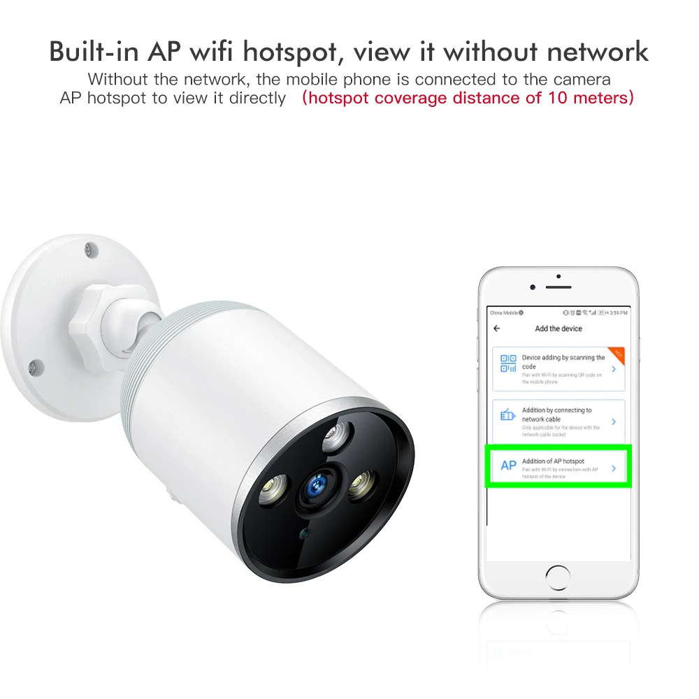 SDETER 1080P облачная беспроводная Wi Fi камера наружная Водонепроницаемая