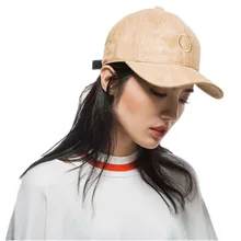 Новейшие высококачественные бейсболки женские круглые кольца с вышивкой простые замшевые Бейсболки Модные Kpop Женская Мужская шляпа