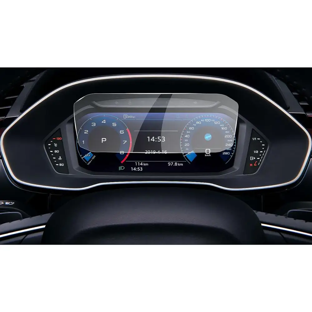 

RUIYA screen protector for Audi Q3 F3 Virtual Cockpit 10.25inch LCD instrument panel screen,9H tempered glass protective film