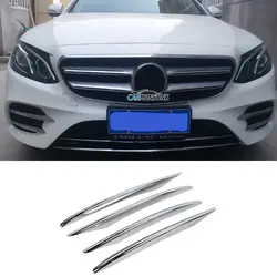 Carmonsons для Mercedes Benz E Class E200 E260 E300 W213 ABS Chrome Наклейки ВОГ свет лампы Накладка аксессуары автомобиль стиль