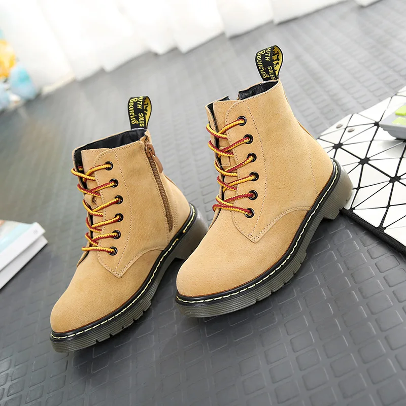 Новинка 2017 года Детские Ботинки Martin повседневные ботинки высокого качества для