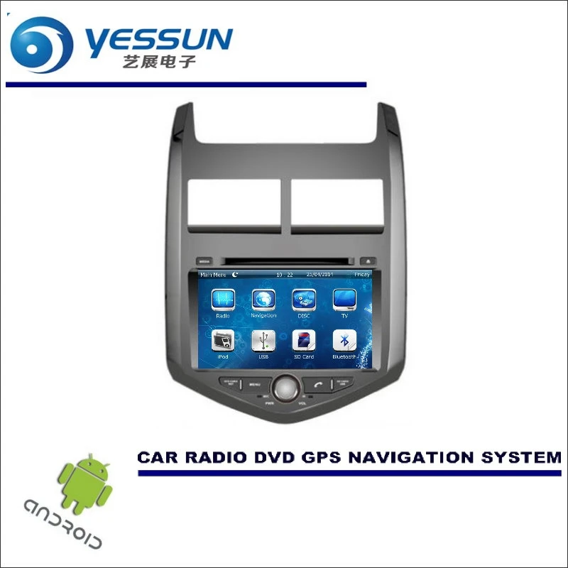 Sale YESSUN Wince / Android Car Multimedia Navigation For Chevrolet Sonic / Aveo 2011~2016 / CD DVD GPS Player Navi Radio Stereo HD 3