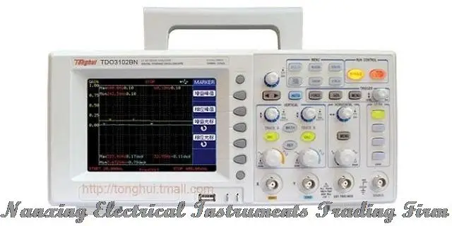 Быстрое прибытие TONGHUI TDO3102BN цифровой осциллограф с низкочастотным анализатором сети 100 МГц