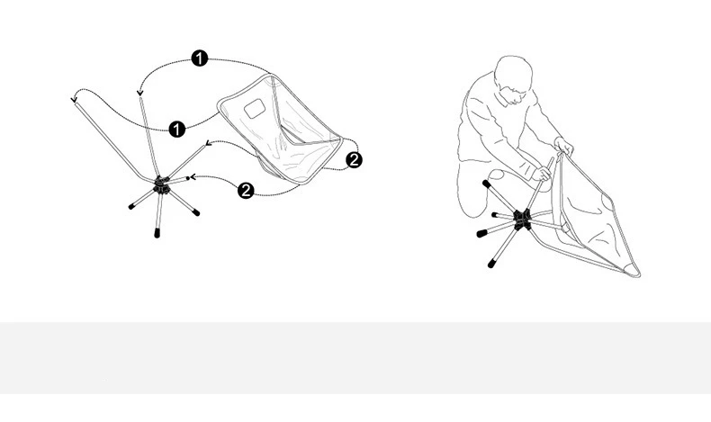 VILEAD Складной поворотный стул Луны Алюминий Портативный Кемпинг Пикник барбекю пляж Рыбалка Открытый сад сиденья нагрузки высокого Сверхлегкий