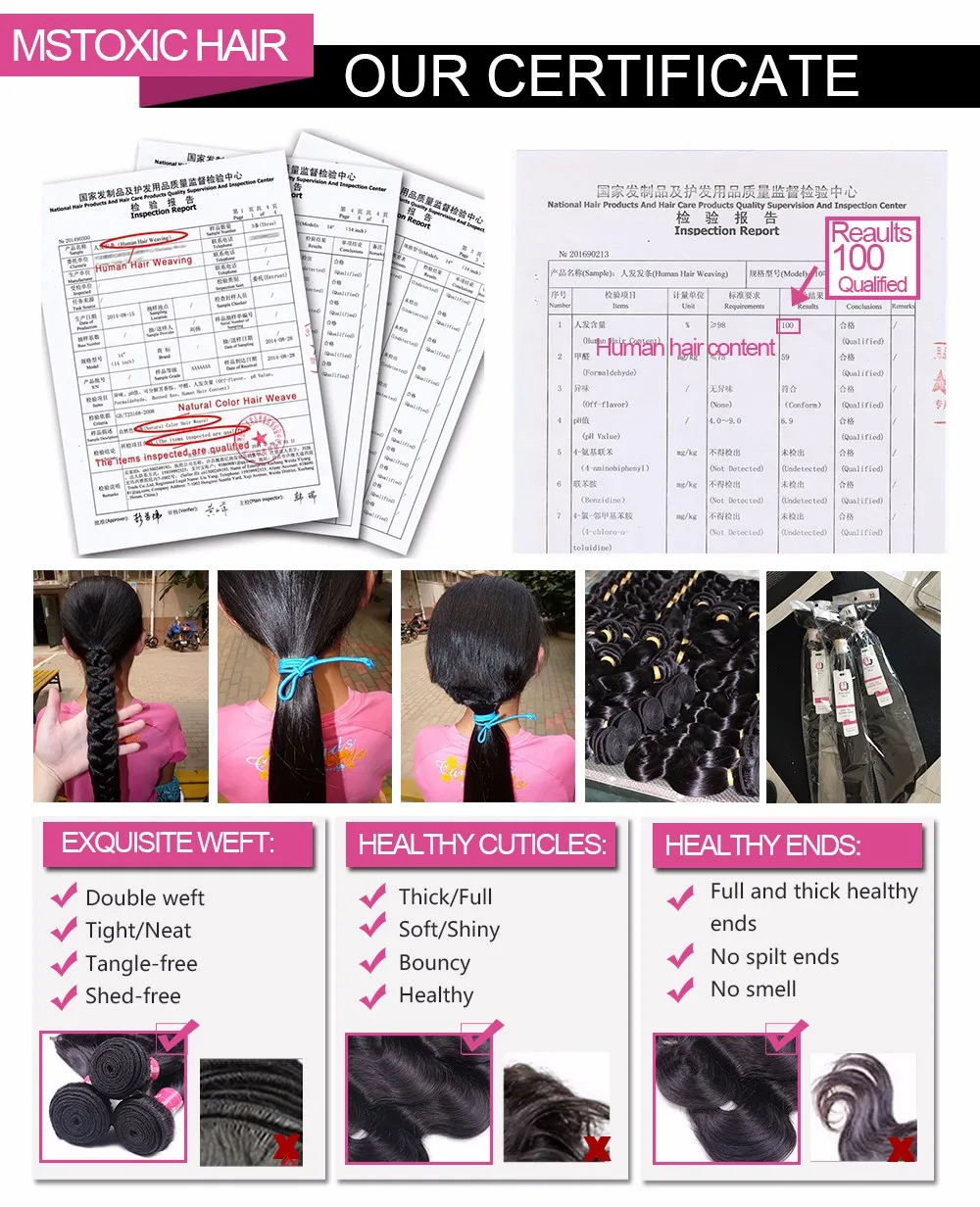human hair bundles with closure 
