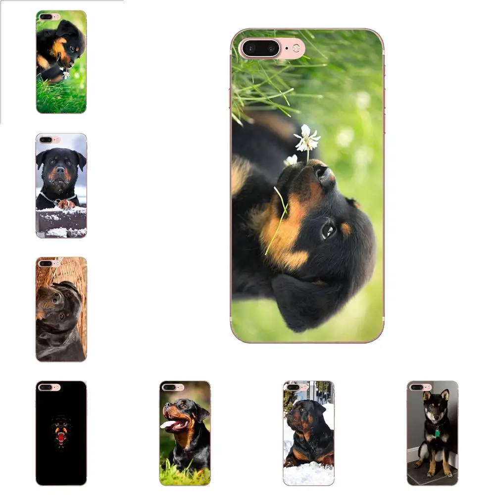 Собака Ротвейлер бренд для Apple iPhone 4 4s 5 5C 5S SE 6 S 7 8 Plus X XS Max XR
