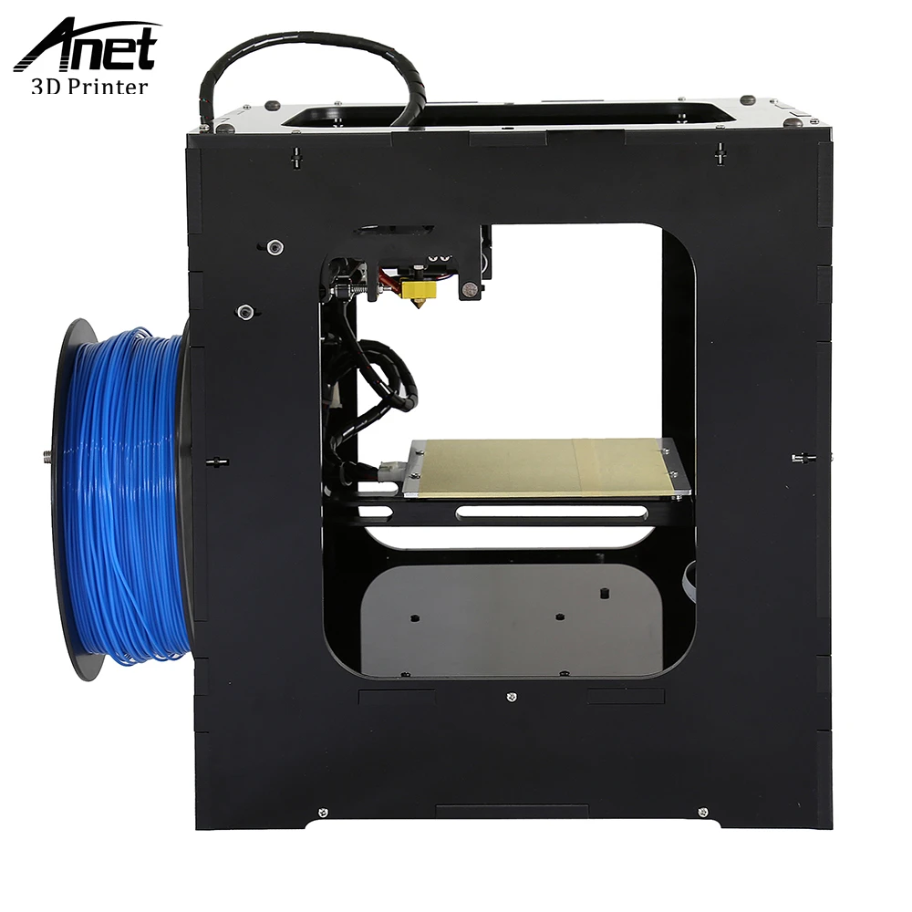 

New Arrived Anet A3 3D Printer Aluminum Shell Acrylic Frame No need Install Ready To Print High Precision 3D Printer Free Ship