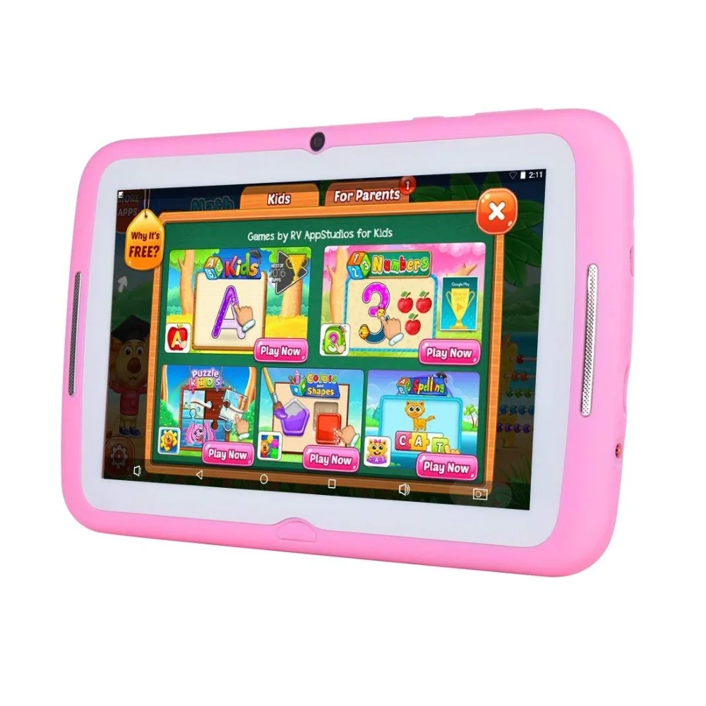 Tablet PC 7" HD Screen 1GB/8GB Android 7.1 PC WiFi Bluetooth GPS IPS Dual Camera Play Games