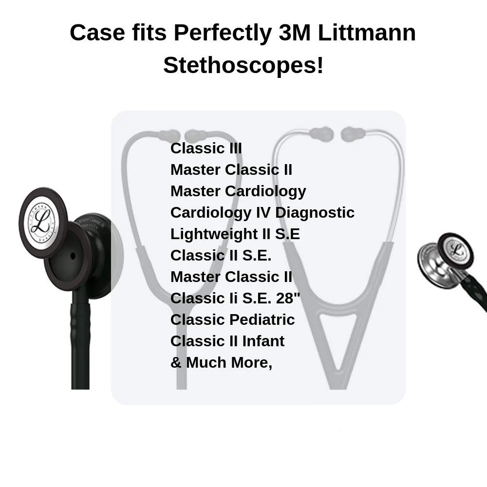 Жесткий переносной стетоскоп из ЭВА чехол для переноски сумки 3 м Littmann Classic III / MDF
