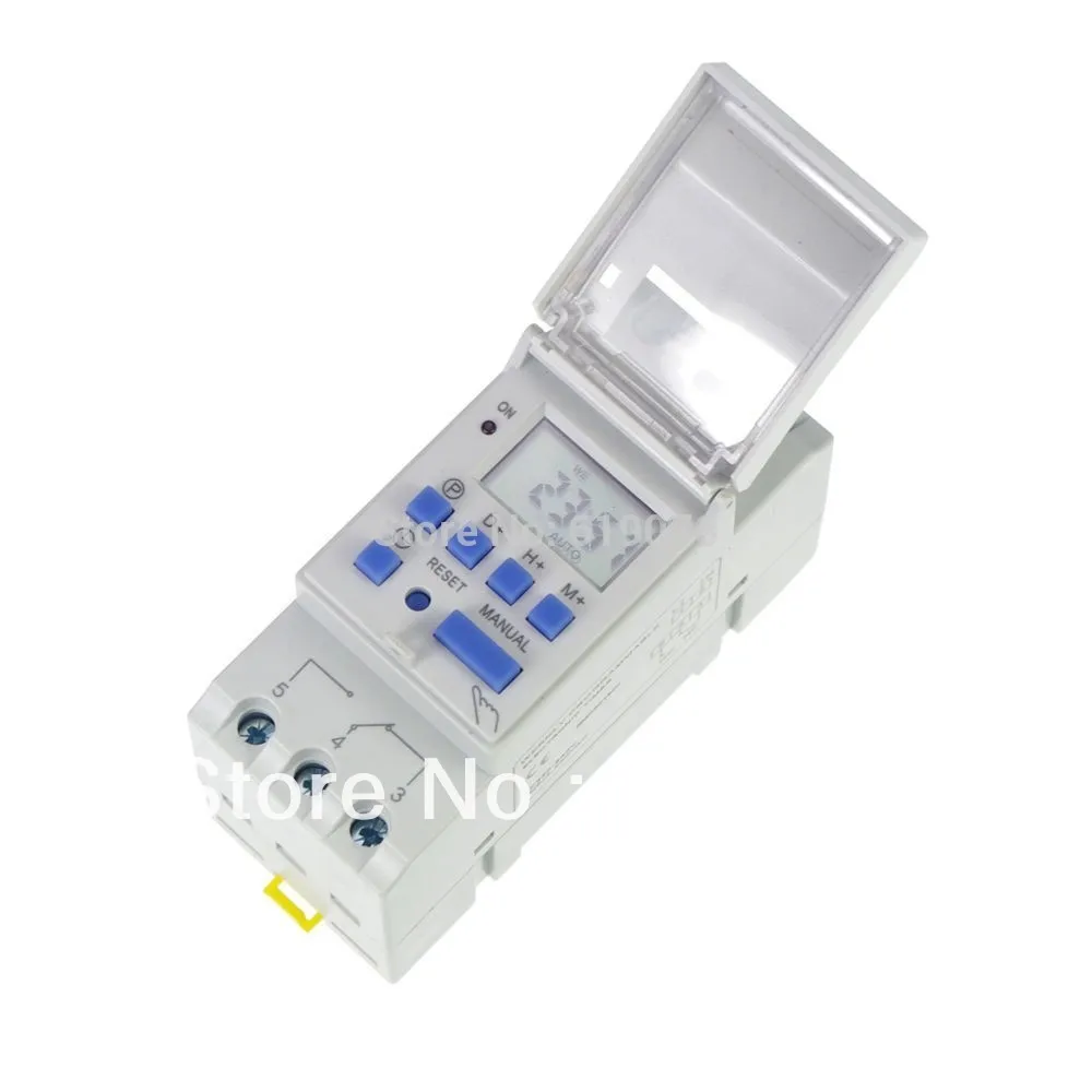 

THC15A OKtimer Microcomputer Electronic Programmable Digital TIMER SWITCH Relay Control 12V 24v 110V 220V 16A Din Rail Mount