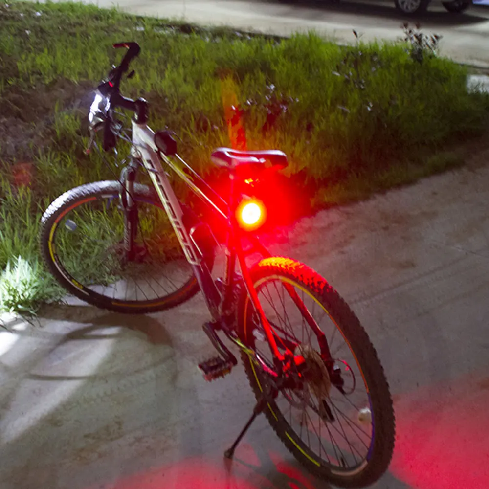 Bike Taillight Waterproof Riding Rear O-Type Led light USB Rechargeable Road Cycling Light Tail-lamp Bicycle Light Accessories