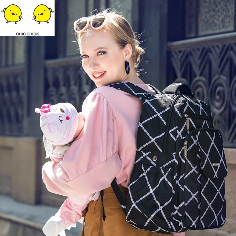 

Elegant Baby Backpack Nappy Stroller Bags Multifunctional Maternity Travel Changing Bag For Mommy Women carring bag