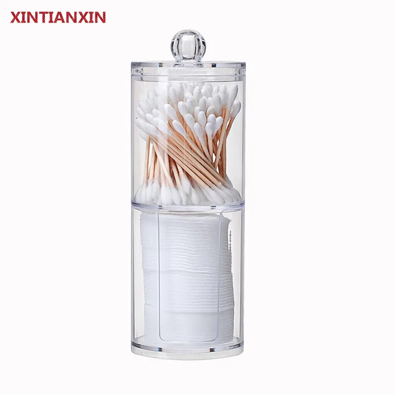 XINTIANXIN коробка для хранения пластиковых ватных палочек косметики из хлопка