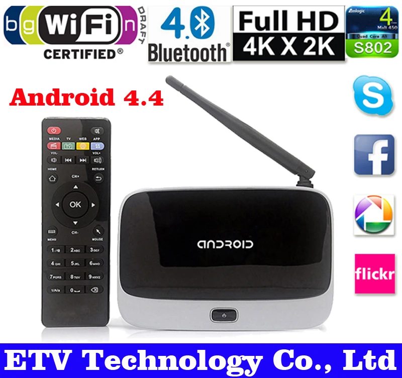 Newest2gb / 8 GB CS918 MK888 XBMC totalmente carregado Q7 Android TV