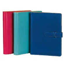 Deli 3169 deli 3168 блокнот в полиуретановой обложке 7 дюймов 8,5 дюймов разноцветный свободный блокнот со съемными листами офисные принадлежности книга со спиралью
