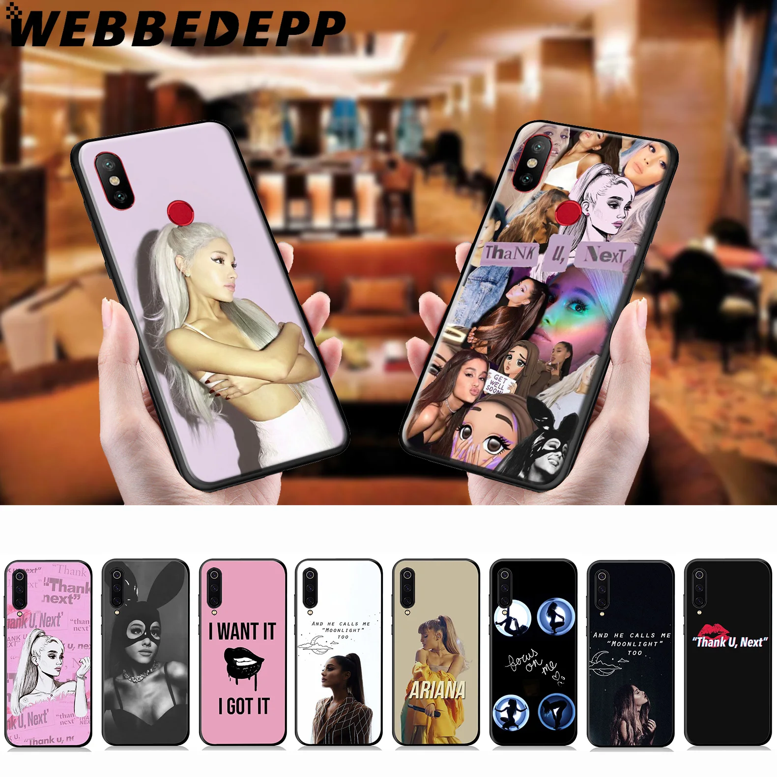 Мягкий чехол WEBBEDEPP Ariana Grande для Xiaomi Mi 9T 9 8 SE 6 A1 A2 A3 Lite MiA1 MiA2 MiA3 F1 MAX 3 Mi8 CC9E CC9 |
