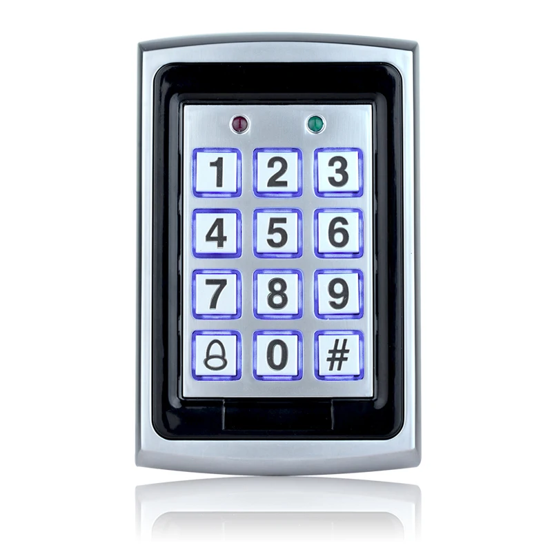Free Shipping 7612 Metal Rfid Access Control Keypad Support 1000 Users