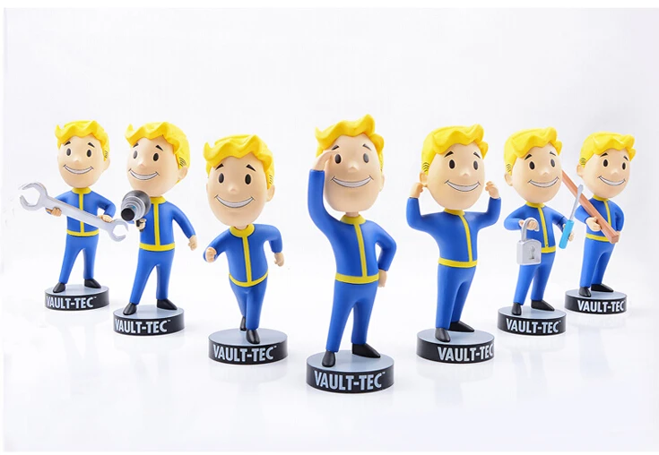 13 см Gaming Heads Fallout 4 vavle Boy TOY Bobbleheads Серия 1 фигурка животного Коллекционная модель игрушки brinquedos куклы