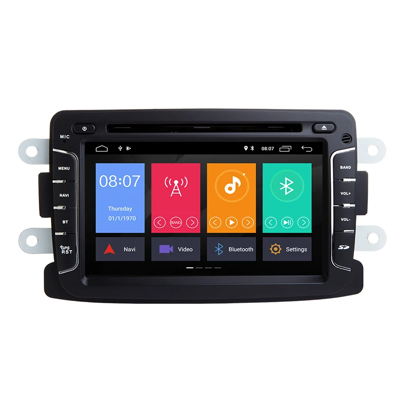 Clearance 7" Android 8.1 Quad Core Car DVD Player For Dacia/Sandero/Duster/Renault/Captur/Lada/Xray 2/Logan 2 Radio GPS Navigation BT Wifi 1