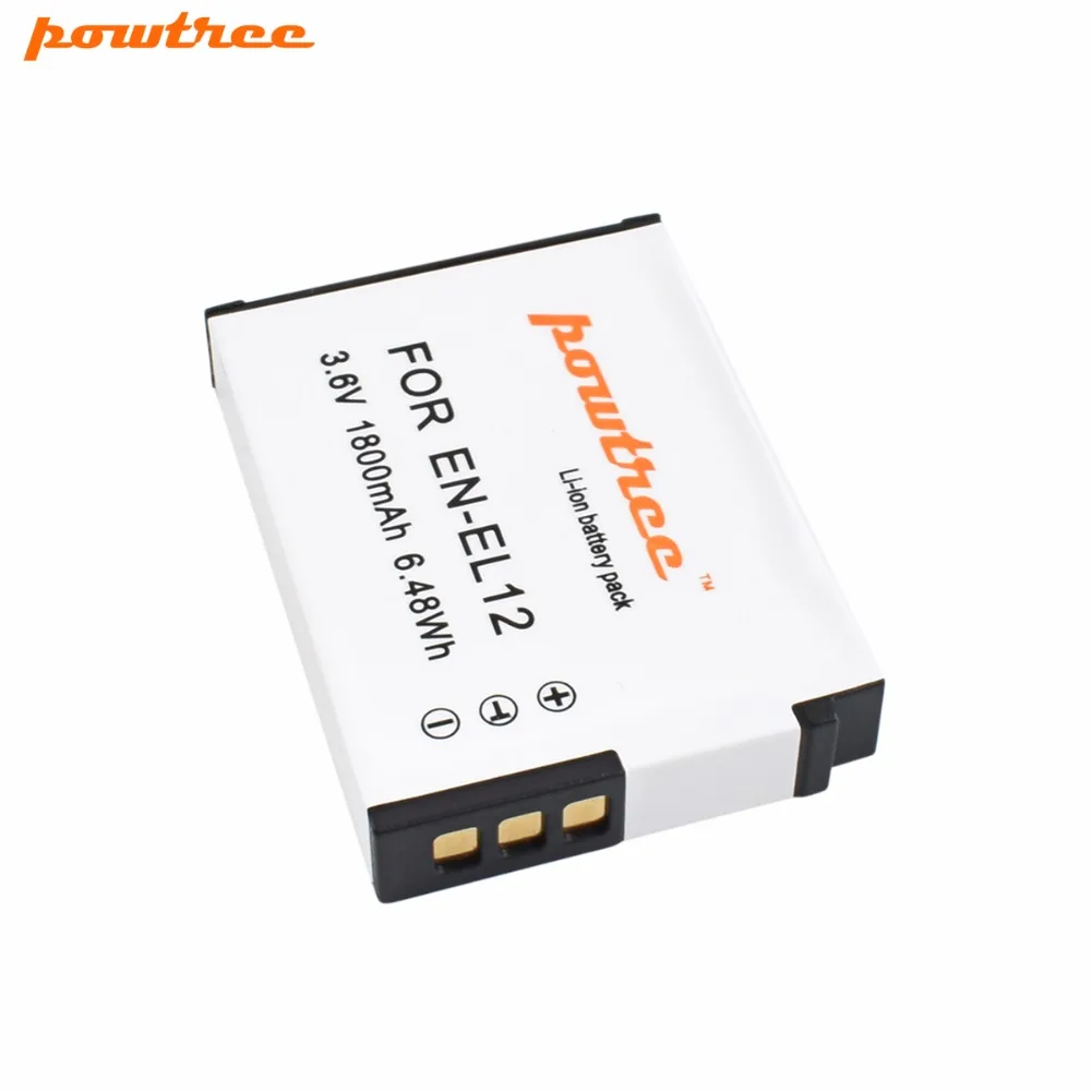 1X батарея ENEL12 EN EL12 для Nikon Coolpix A900 AW130 AW120 S9900 S9500 W300 S9700 S9600 S6000 S8200 AW110 S9100 S9400|Цифровые