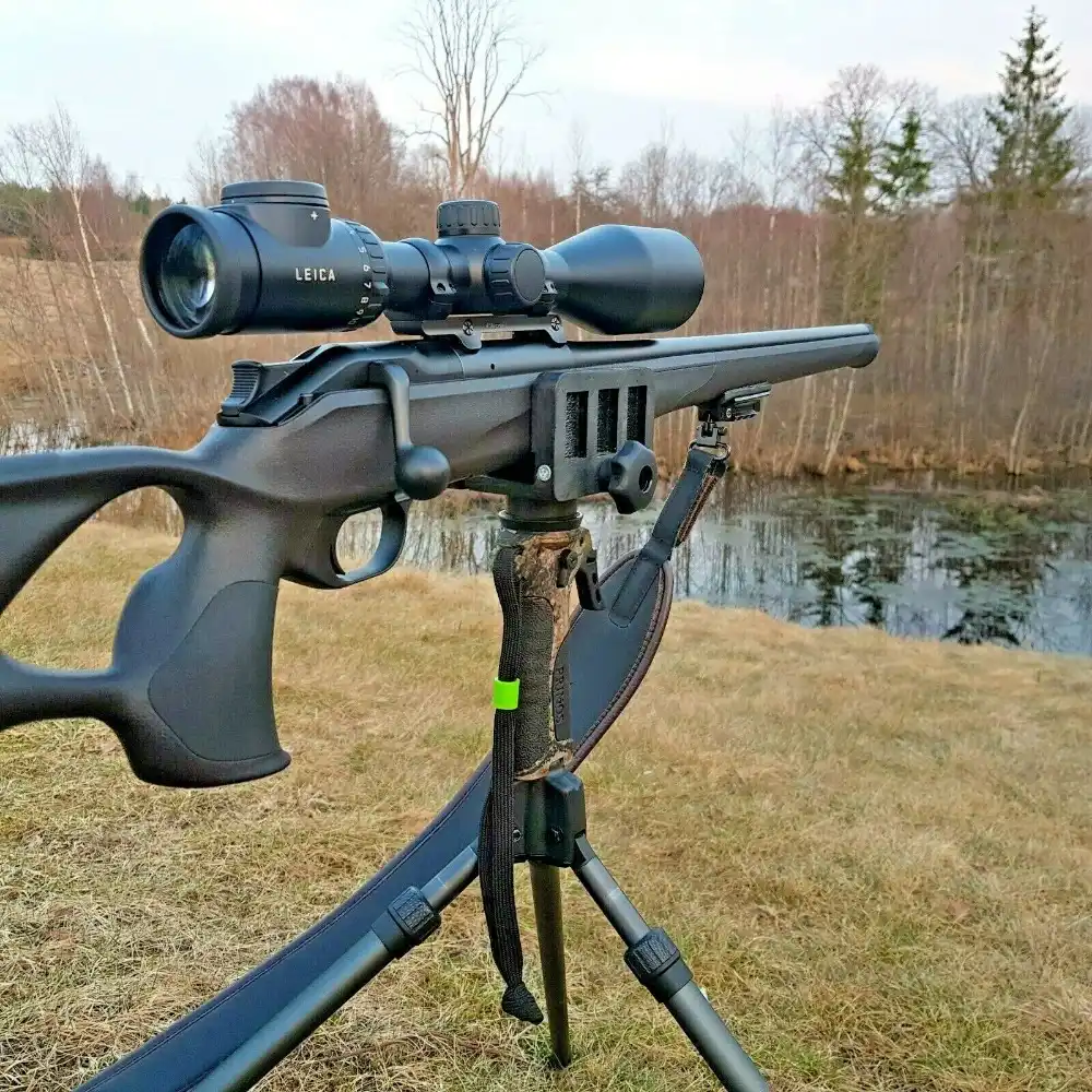 Rifle saddle mount Rifle clamp Tripod mount adapter Precise tripod